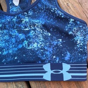 Under Armour Intimates & Sleepwear - Under ARMOUR Blue Racerback Sports Bra Under Armour Intimates & Sleepwear - Under ARMOUR Blue Racerback Sports Bra